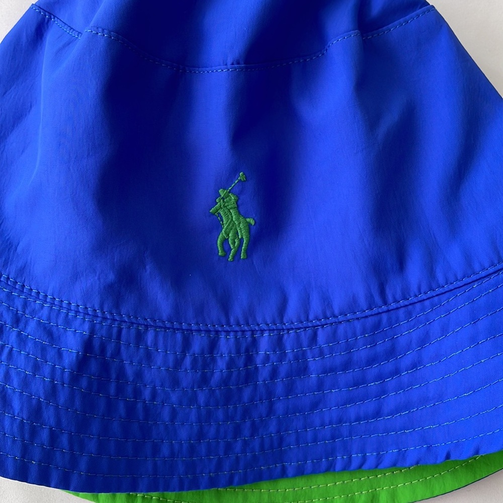 Polo Ralph Lauren Men’s Reversible Hats Green/Blue One-Size NEW - Picture 6 of 8